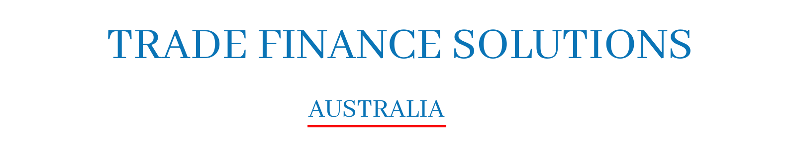 Trade Finance Line of Credit
